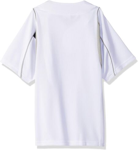 Alleson Athletic Boys Youth Baseball Jersey, Maroon/Grey/White, Large in Kuwait
