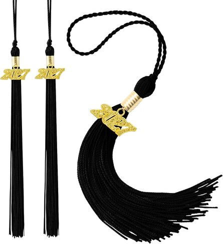 2025 Grad Tassel 2025 Graduation Tassel 2025,Graduation Gifts, Graduation Cap Decorations,2 pcs Blue and White Tassel for Graduation Cap 2025 Tassel Charm, Graduation Memorial Tassel Charm in Kuwait