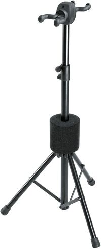 K&M Konig & Meyer 17620.000.55 Double 2 Guitar Stand | Hook 2 Acoustic, Electric Guitars or Headstock Guitars: Bass, Banjo, Ukulele | Protective Support |Space Saver| For Adult/Youth Musicians Black in Kuwait
