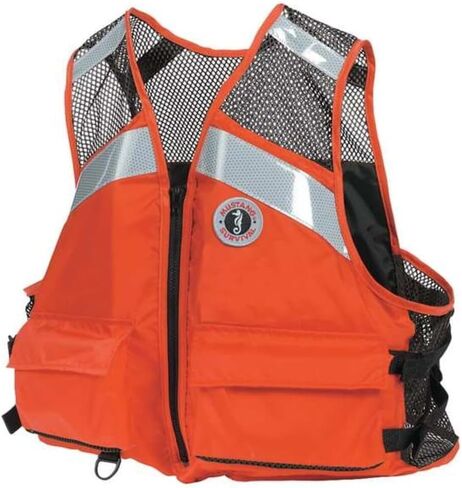 Mustang Survival Industrial Mesh Vest with Solas Reflective Tape in Kuwait