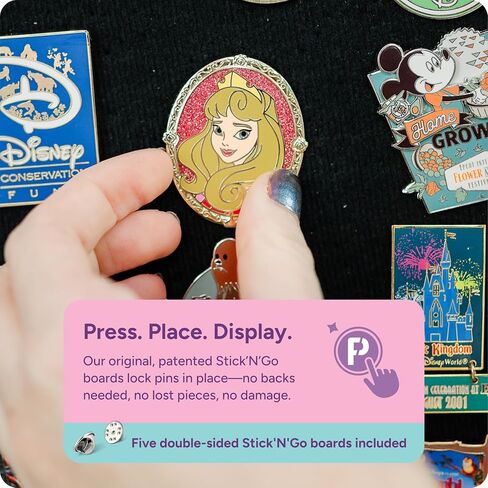 PinFolio Pro Pin Display Bag, Large Sports & Disney Pin Book Designed for Storage & Easy Trading Up to 1,000 1-Inch Enamel Pins in Kuwait