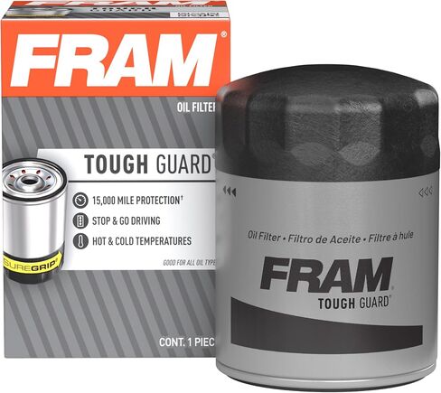 فلتر زيت بديل FRAM Tough Guard TG11665، مصمم لتغييرات التدفق الكامل بفاصل زمني يصل إلى 15 ألف ميل in Kuwait