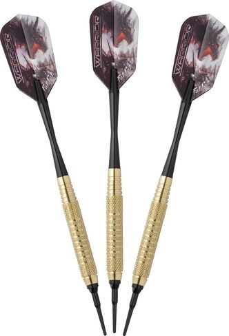 Fat Cat Warrior Steel Tip Darts, 18 Grams Black in Kuwait