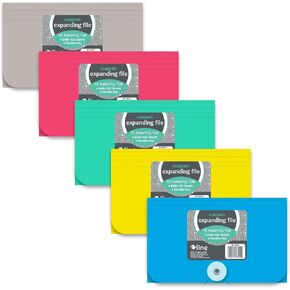 C-Line 13-Pocket Expanding File, Coupon Size, Includes Tabs, 1 File, Color May Vary (58410) in Kuwait