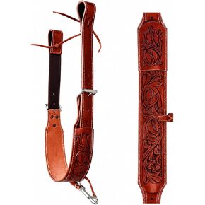 Horse Western Carved Leather Rear Flank Back Cinch Girth Saddle Billets 9774-80 in Kuwait