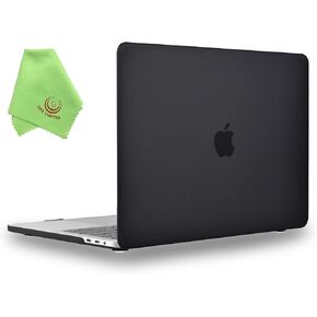 غطاء حماية UESWILL ناعم غير لامع متوافق مع جهاز MacBook Pro 16 بوصة مع Touch Bar وUSB-C، إصدار 2019 2020، موديل A2141، أسود in Kuwait
