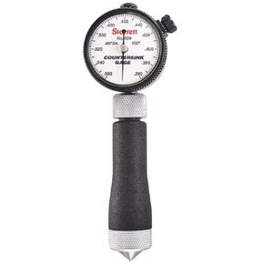 Starrett Inch Reading Dial Indicator Countersink Gage - for 100 Degree Countersinks - .360-.560" Range, 002" Graduations - 689-3Z in Kuwait