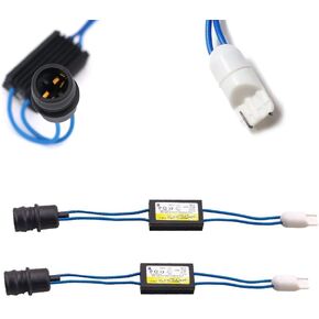 iJDMTOY 2825 W5W Canbus Error Free Wiring Adapters Compatible with LED Parking Lights, License Plate Lights in Kuwait
