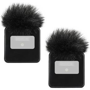 4PCS Windscreen/Pop Filter for Rode Wireless Go I (1st Gen) Microphones - Furry Mic Cover for Wind & Ambient Noise Reduction (Rode Wireless Go I, Black) in Kuwait
