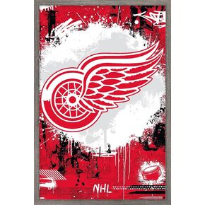 Trends International NHL Detroit Red Wings - ملصق حائط بشعار الحد الأقصى 23 in Kuwait