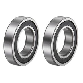 uxcell R8-2RS Deep Groove Ball Bearing, 2pcs 1/2" x 1 1/8" x 5/16" Chrome Steel Z2 Double Rubber Sealed Bearing in Kuwait