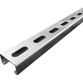 Metal Strut Channel with Slotted Back 300mm/11.81" 304 Stainless Steel U Channel 1 Pcs Framing Steel Channel - Efficient Support Solution (Thickness 1.5mm, Size 41x21mm) in Kuwait