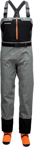 حذاء Bedrock Stockingfoot Wader للرجال من Grundéns، فرشاة المريمية، مقاس كبير جدًا (12-13) in Kuwait