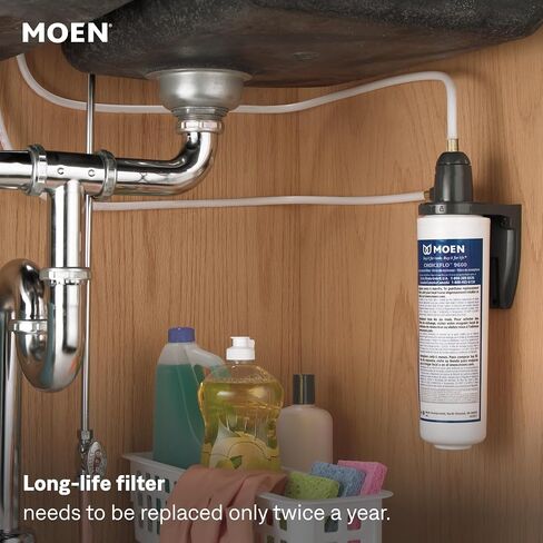 Moen 9601 ChoiceFlo Replacement Water Filter Compatible with Moen Sip Filtered Kitchen Faucets in Kuwait