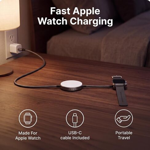 محطة شحن معيارية 4 في 1 من ZENS MagSafe لأجهزة iPhone وAirPods وApple Watch وiPad، تدعم وضع الاستعداد iOS 17، ومحول طاقة 65 وات متضمن in Kuwait