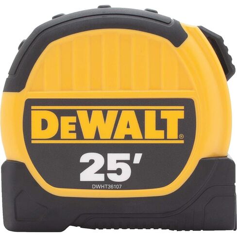 DWHT36107 25FT Tape Measure Yellow, 25-Foot in Kuwait