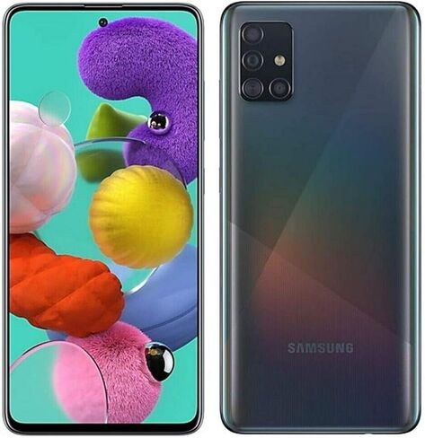 Samsung Galaxy A51 128GB 6.5" 4G LTE Unlocked, Black (Renewed) in Kuwait