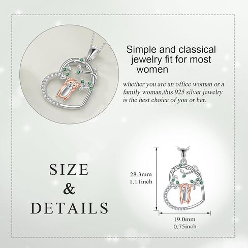KQF Cow/Squirrel/Guinea Pig/Bulldog/Axolotl Necklace Sterling Silver Cute Animal in Heart Pendant Necklace Jewelry Gifts for Women Teen Girls in Kuwait