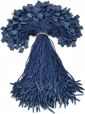 7" 1000Pcs Red Hang Tag String Nylon String Snap Lock Pin Loop Fastener Hook Ties Easy and Fast to Attach in Kuwait