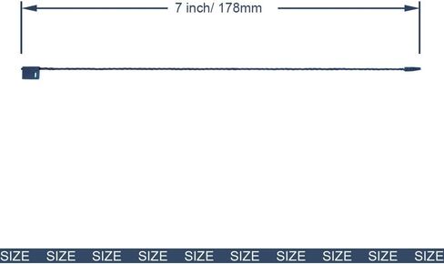 7" 1000Pcs Red Hang Tag String Nylon String Snap Lock Pin Loop Fastener Hook Ties Easy and Fast to Attach in Kuwait