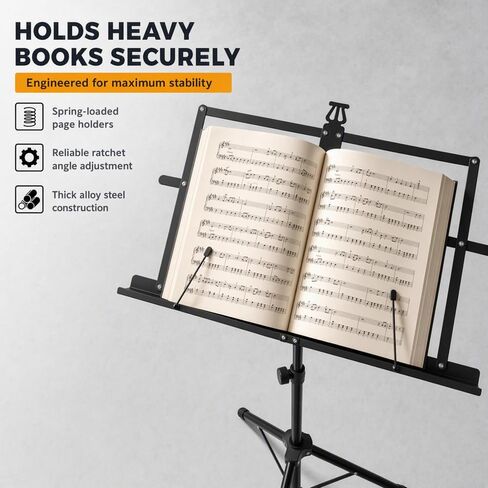 Windsor Adjustable Portable Music Stand with Carry Bag in Kuwait