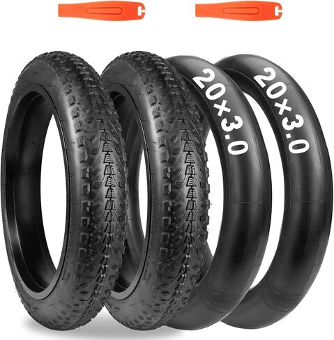إطار دراجة E Bike Tire Fat Bike مقاس 20 بوصة/26 بوصة × 3 بوصة إطار دراجة كهربائية لثلج الجبال ودراجة الشاطئ in Kuwait