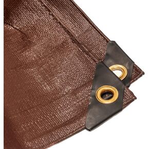 4 ft. x 20 ft. Super Heavy Duty 8 OZ. Brown Tarp - 16 Mil Thick in Kuwait