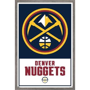 Trends International NBA Denver Nuggets - ملصق حائط بشعار 21، 22.375 بوصة × 34 بوصة، نسخة غير مؤطرة in Kuwait