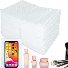 100 Pack Foam Pouches, Cushion Foam Wrap Pouches for Moving and Storing, 10"x12" Foam Wrap Pouches Protect Fragile Items, Protect Mug, Glasses, China and Dishes, Packing supplies in Kuwait