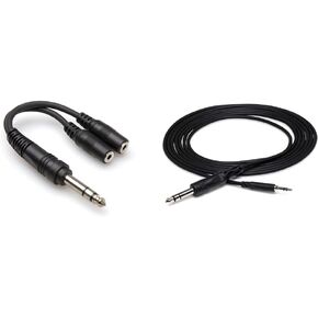 Hosa YPP-118 1/4" TRS to Dual 1/4" TRSF Y Cable in Kuwait