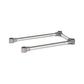 DuraSteel Open Base Work Table Bracing - 24 x 60 Inch Table Stabilizing Leg Cross Braces - Fits Commercial Food Prep Stainless Steel or Maple Wood Worktable in Kuwait