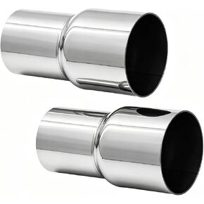 2 PCS Universal 2.25" ID 2.5" ID Exhaust Pipe Adapter Connector Reducer 304 Stainless Steel 2.25 Inch to 2.5 Inch 2 1/4" ID to 2 1/2" ID kit in Kuwait