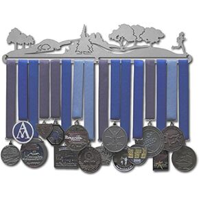 Allied Medal Hangers - Trailscape - Male or Female Runner - Multiple Variations Offered - Sports Awards Holder Display Hanger Rack in Kuwait