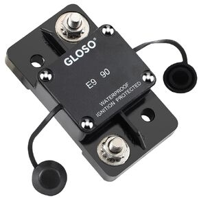 GLOSO Circuit Breaker E97 Auto Reset 60A Surfacce Mount Waterproof IP67 Marine Automotive Truck Hi-Amp (60A) in Kuwait