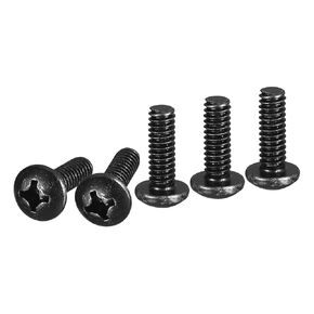 1/4-20x1-3/4" Pan Head Machine Screws, 50Pcs 1/4-20 Phillips Drive, UNC Full Thread, Steel Black Oxide Finish, Screws Bolts Kit in Kuwait