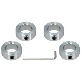 8pcs 3/8" Bore Shaft Collar Lock Collar Zinc Plated Solid Steel with Set Screw in Kuwait