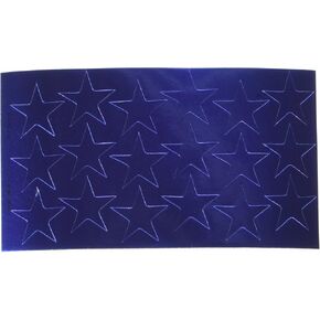Eureka Back to School Classroom Supplies, Presto-Stick Foil Stars, 1/2 Blue, 250 pc in Kuwait