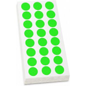ChromaLabel 0.50 Inch Round Color-Coding Labels on Sheets, 5 Assorted Colors, 1200 Sticker Variety Pack in Kuwait