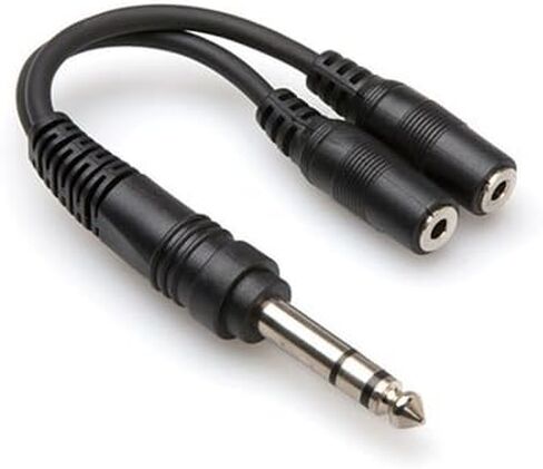 Hosa YPP-118 1/4" TRS to Dual 1/4" TRSF Y Cable in Kuwait