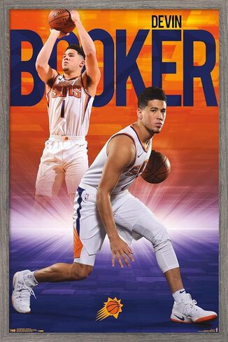 ملصق حائط من Trends International NBA Phoenix Suns-Devin Booker 18، مقاس 22.375 بوصة × 34 بوصة، إصدار ممتاز غير مؤطر in Kuwait