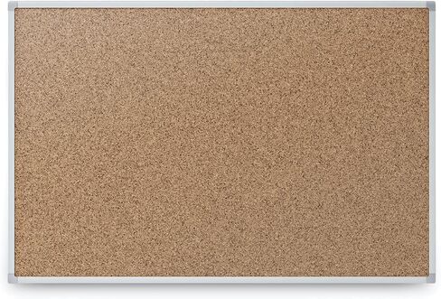 Mead Corkboard، لوحة إعلانات مؤطرة، 3' x 2'، لوحة الفلين، إطار بلمسة نهائية من خشب البلوط (85366) in Kuwait