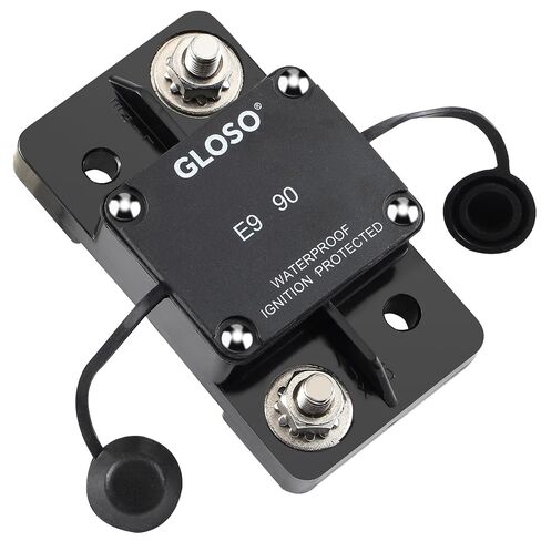 GLOSO Circuit Breaker E97 Auto Reset 60A Surfacce Mount Waterproof IP67 Marine Automotive Truck Hi-Amp (60A) in Kuwait