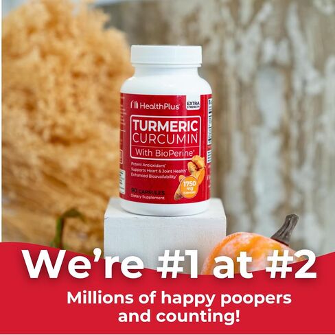 Health Plus Turmeric Curcumin, 90 Capsules, 30 Servings in Kuwait