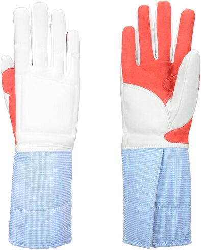 Fencing Gloves - Leather Fencing Glove for Sabre - Washable Electric Saber Glove Lightweight Cuff in Kuwait