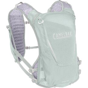 CamelBak Women’s Zephyr Pro Running Hydration Vest 34oz – Body Mapping Technology, Sky Grey/Lavender Blue