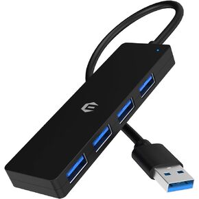 موزع USB، محول متعدد المنافذ Tymyp 4 منافذ USB 3.0، لجهاز Mac Pro/Air، iMac Pro، Mac Mini/Pro، Dell، HP، Surface Pro، الكمبيوتر المحمول، Tesla Model 3 in Kuwait