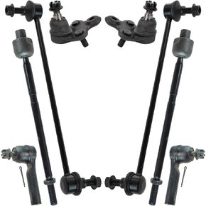 TRQ Front Steering & Suspension Kit Compatible with 2007-2009 Honda CR-V
