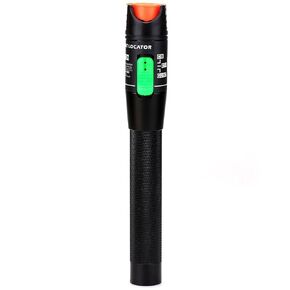 30KM Visual Fault Locator Fiber Optic Cable Tester VFL Pen Meter Universal Connector Pen Type for CATV Telecommunications Engineering Maintenance