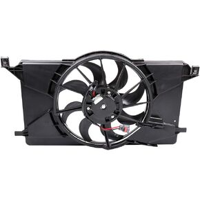 SCITOO Radiator Condenser Cooling Fan Compatible with 2012 2013 2014 2015 2016 2017 for Ford for Focus 2.0L
