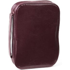 Black Leatherette Bible Cover Case with Handle, (Maxi) 2X-Large